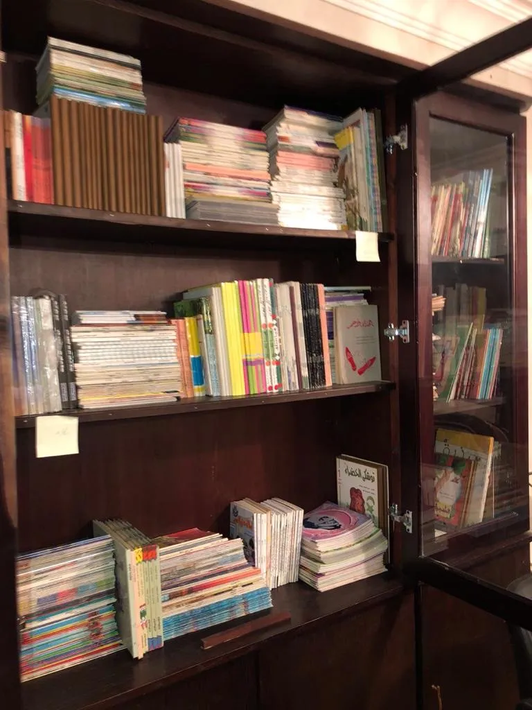 كتب أطفال في مكتبة عبد التواب يوسف
